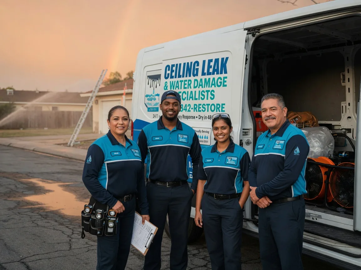Ceiling Leak Cleanup company in Renault, IL